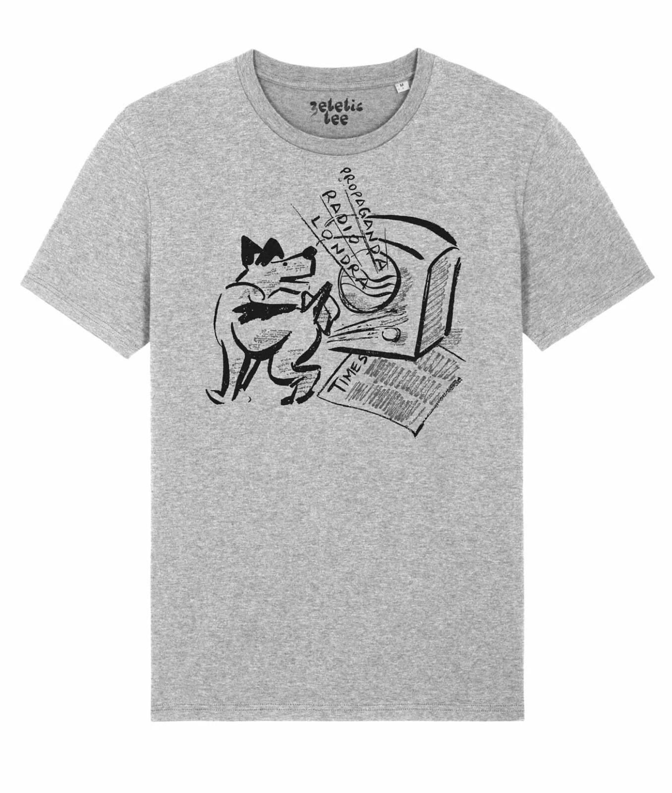 

Anti Propaganda Fuck Mainstream Media Dog Peeing On TV T-Shirt Unisex 4XL