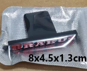 AAZB1 Car Door or Rear Trunk Emblem Badge Sticker For Brabus W212 W204 W205 W463 W464 W221 W213 W206 W253 Modified Accessories