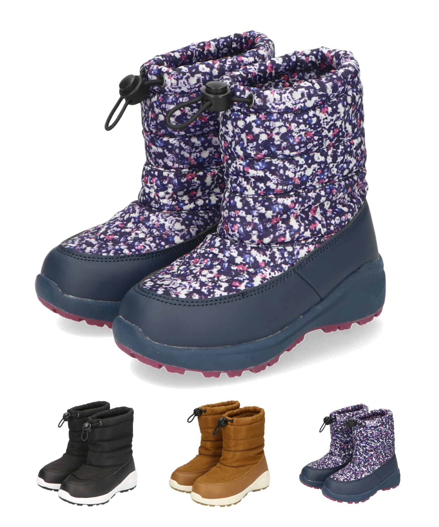 

Oriental Traffic Waterproof and Snow Size cm Kids Non-Slip Boots, Navy, 16.0