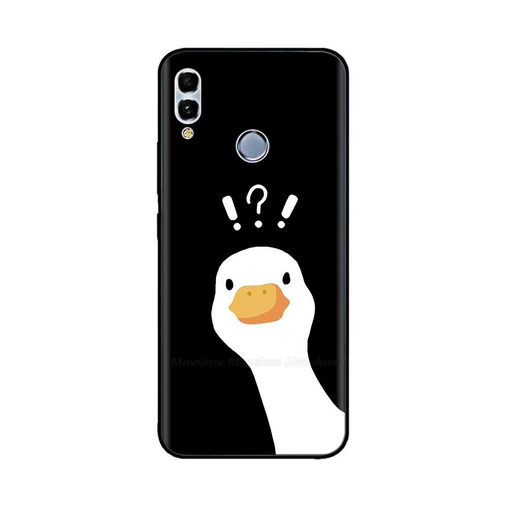 For Huawei P Smart 2019 Case Phone Cases Funny Camera Protection Soft Silicone Back Cover For Huawei P Smart 2019 Shell Fundas