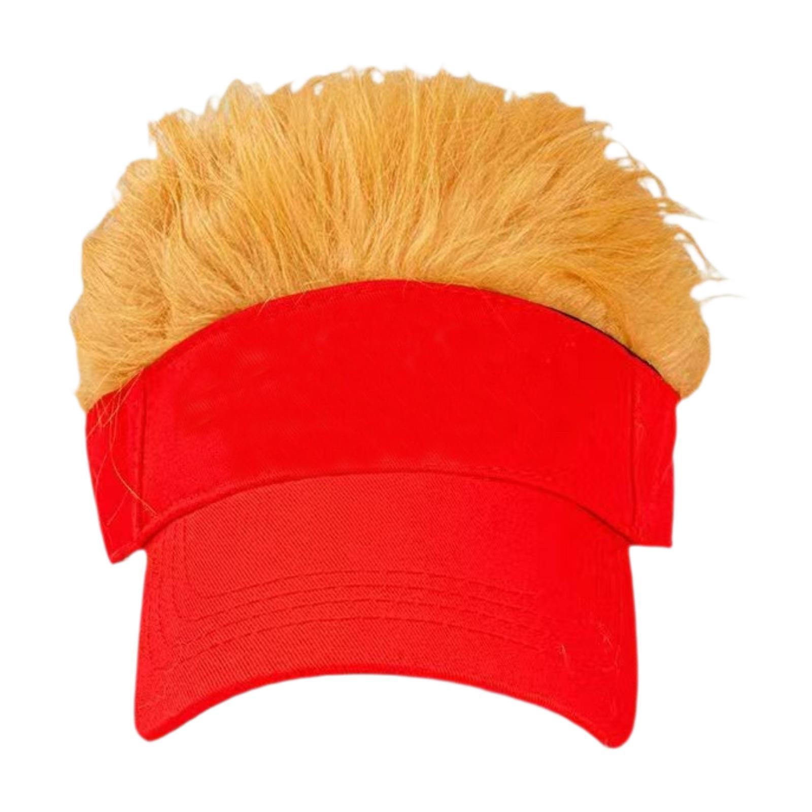 

Hair Hat for Men Novelty Creative Funny Decoration Baseball Hat for Women Adults