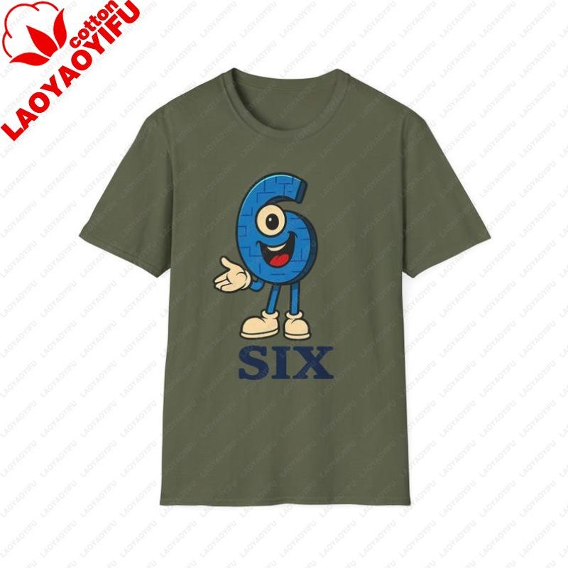 Couple Costume Duo 67 Meme Six Seven 67 Italian Brainrot Playful Unisex  TShirt with Cartoon Number 6 Design Birthday Gift Top