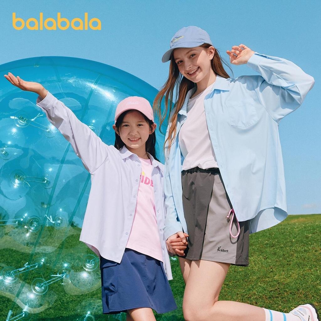 BalaOne: Balabala Children's Shirt, Girls' and Boys' Long Sleeve, 2026 Summer Wear, Sunscreen
