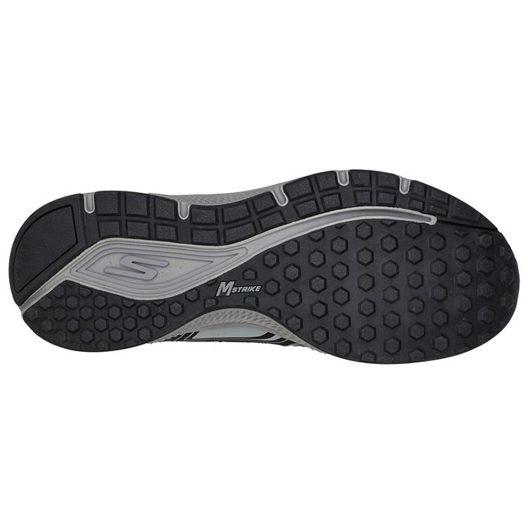 Skechers Go Run Consistent Men Black Gray Running Shoes 220034-BKGY