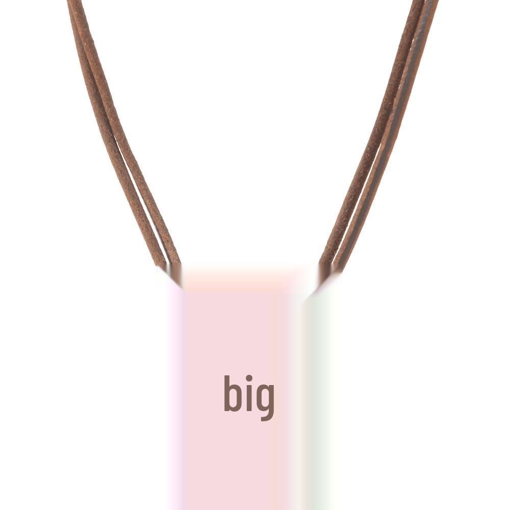 

Retro Woven Cross Pendant Cowhide Necklace - European & American Style коричневий