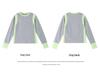 Tao Town Mädchen Herbst Gestreiftes Langarm-T-Shirt - Lässige Mode Basisschicht für Kinder