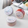 Cartoon Rabbit Printed Tinplate Candy Chocolate Boxes Metal Empty Cookie Tin Box Multifunction Round Wedding Candy Jar