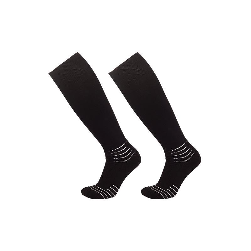 Calcetines de Fútbol de Caña Alta para Hombre para Combate Real Calcetines Deportivos Profesionales de Toalla en la Planta del Pie Hasta la Rodilla Calcetines Largos Antideslizantes para Hombre