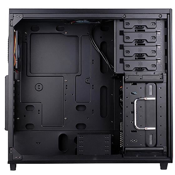 Boîtier pc moyen tour ssi-ceb atx silverstone sst-tj04b-e - noir