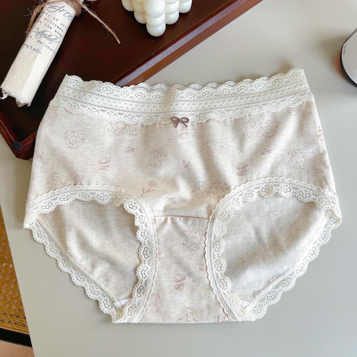 

Kochi N9314 Женские мягкие кружевные трусики, не сковывающие движения, антибактериальная ластовица One Size