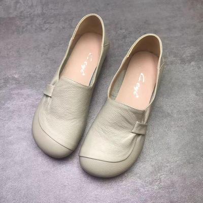 Flat Shoes 2025 Women's Single Shoes Soft Sole Soft Leather Comfortable Flat Shoes Women's Shoes