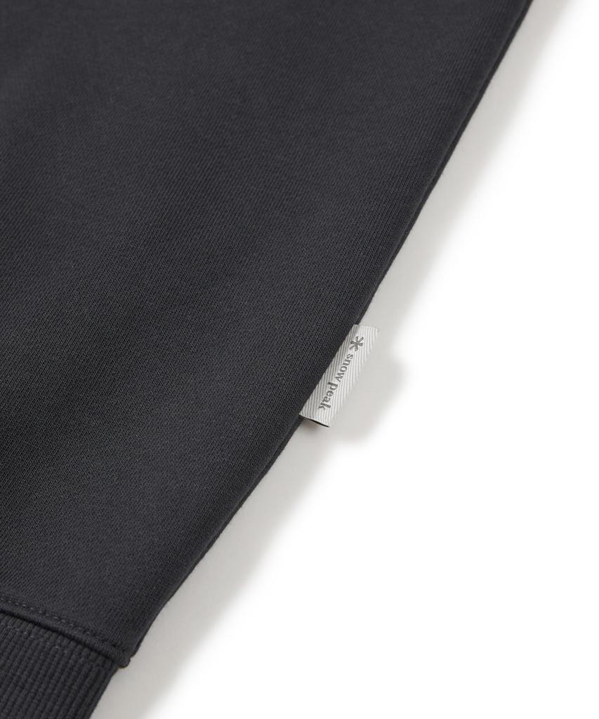 Snow Peak Jersey Basic Sweatshirt, size XL, GS-S25SMFHT50, perfect for camping, outdoor activities, and festivals.