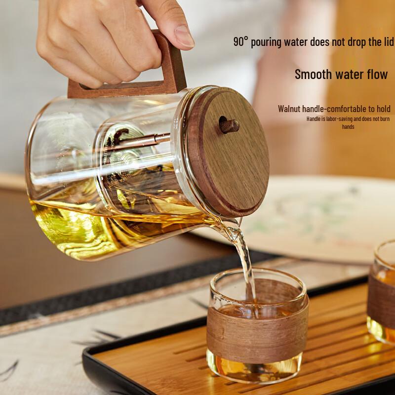 Elegant Glass Infuser Teapot