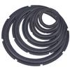 Speaker Repair Edge Rings: 8", 10", 12" Notched Rubber Rings for Edge Suspension and Decoration.