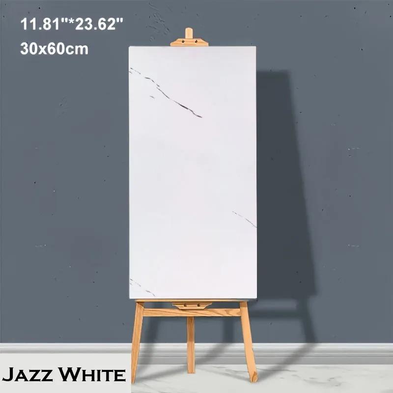 10-20Pcs Self-adhesive Marble Tiles Sticker Waterproof 30cmx60cm Tiles Floor Stickers PVC Tile Kitchen Bathroom Wall Sticker