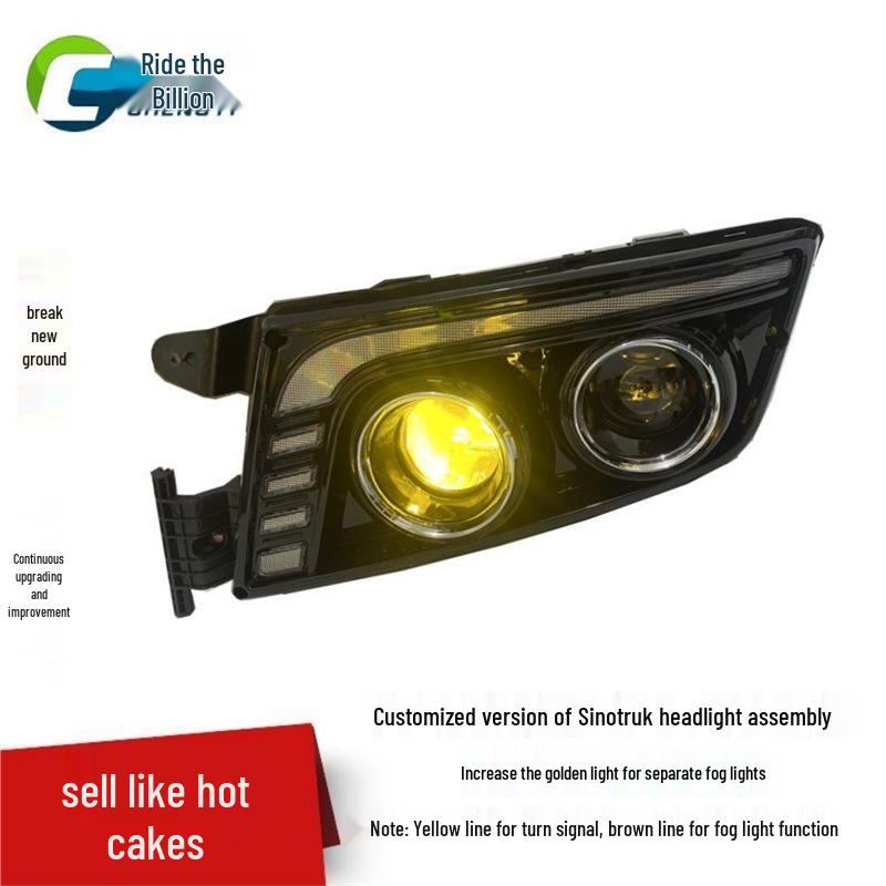 Sinotruk Sitrak G7/C7/HC5H Super Bright LED Laser Headlight Assembly