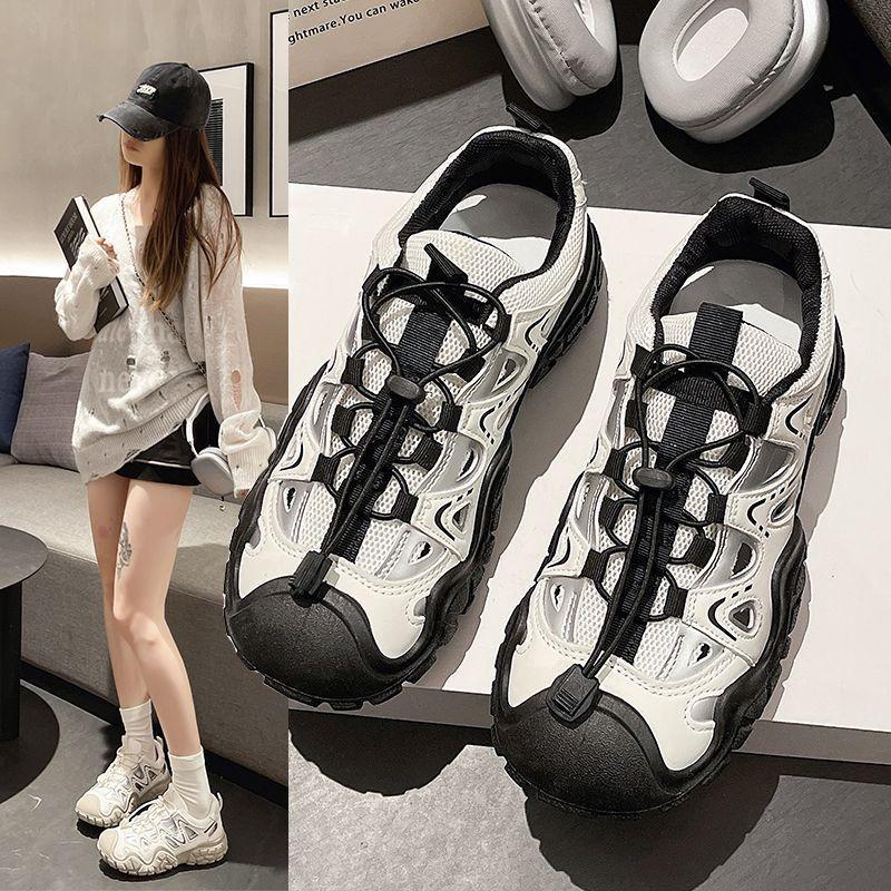 Thick-soled Hollow Dad Shoes Women's Summer New Non-slip Mountaineering Hole Shoes Sandals Outdoor Sports and Leisure Shoes
