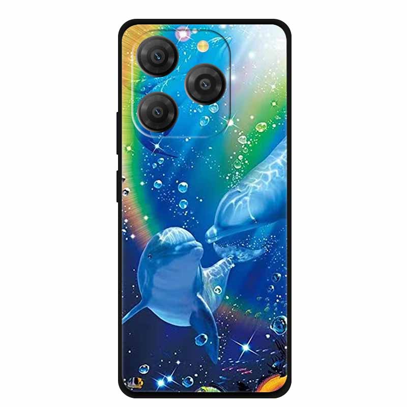 For Blackview Shark 9 Case Black Silicone Cover for Blackview Shark9 Protective Shell Coque for Black View Shark 9 5G TPU Cases