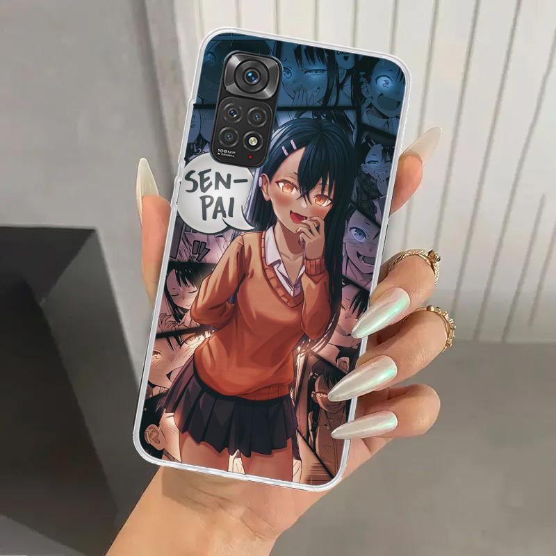 Nagatoro San Anime Aesthetic Phone Case for Xiaomi Redmi Note 14 13 12S 12 11S 11 Pro Plus 11T 11E 10S 9 9S Soft Funda Print She