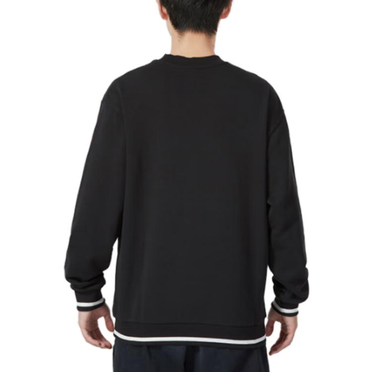 Puma Harf Spor Gündelik Kazak Amerikan Vintage Sweatshirt Erkek sweatshirt Siyah 678422-01