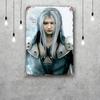 sephiroth Cartoon Retro Vintage Tin Sign Poster Decorative Plaque Metal Plate Wall Decor
