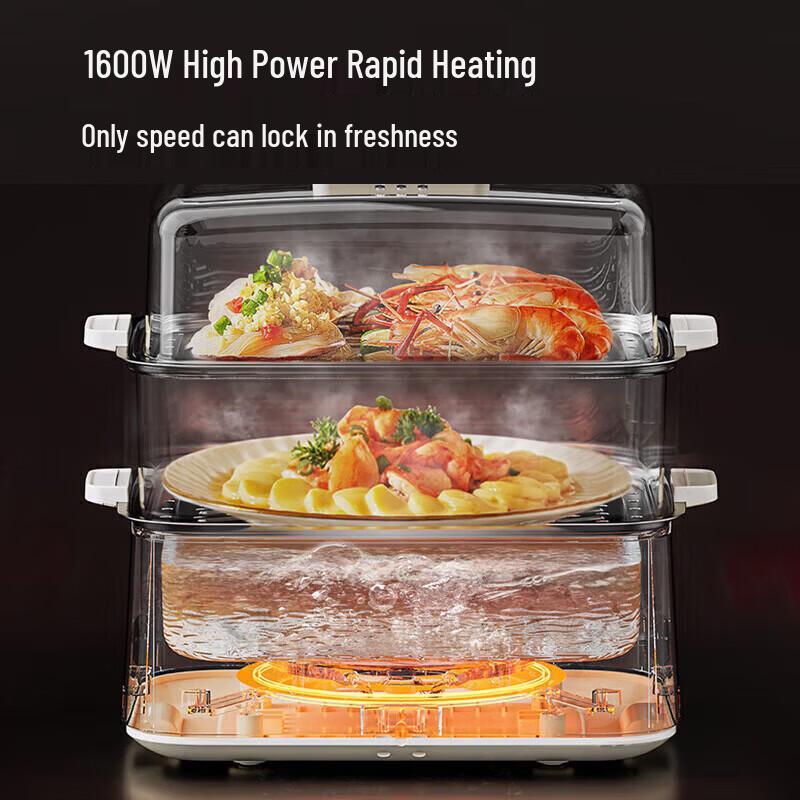 Joyoung 16L Smart 3-Layer Electric Steamer
