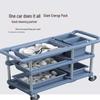 Multi-functional Three-Tier Plastic Service Cart