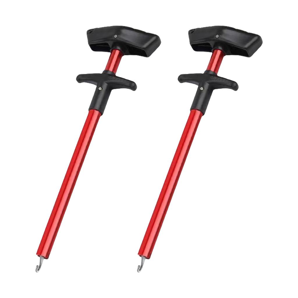 2Pcs Fish Dehooker Fishing Hook Separator Aluminum Unhook Extractor Fishing Gear Squeeze Out Fish Hook Remover Tools