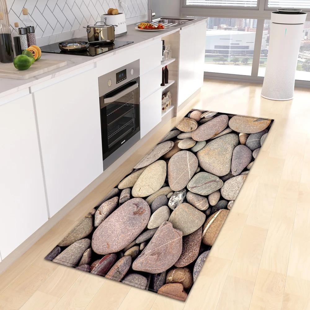 Pebble Pattern Home Kitchen Floor Mat Door Front Decoration Floor Mat