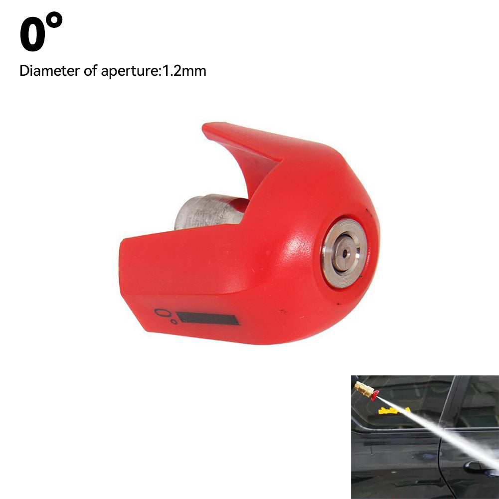 

Насадка для автомобильного распылителя, пятицветный пистолет для мойки автомобилей из нержавеющей стали высокого давления, веерообразная насадка 0 ° 15 ° 25 ° 40 °