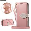 Zipper Wrist Strap Leather Wallet with Card Slot Phone Case for IPhone 17 Air 16 16E 15 14 13 12 Pro Max Plus Protective Cover