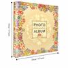 6-Inch Photo Album Flower Pattern Insert Style Photo Storage Album Multi-Pocket Large Capacity Wedding Album Family Memories