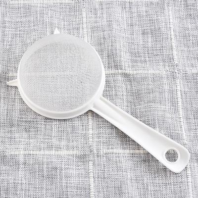 Handheld Kitchen Leaf Mesh Screen Flour Strainer Tea Plastic Sieve