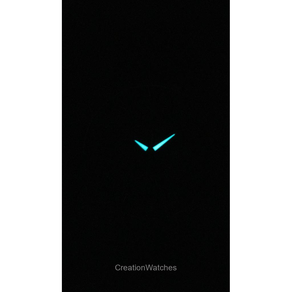 ZEPPELIN Atlantic Brown Leather Strap Green Dial Automatic 84664 Men's Watch