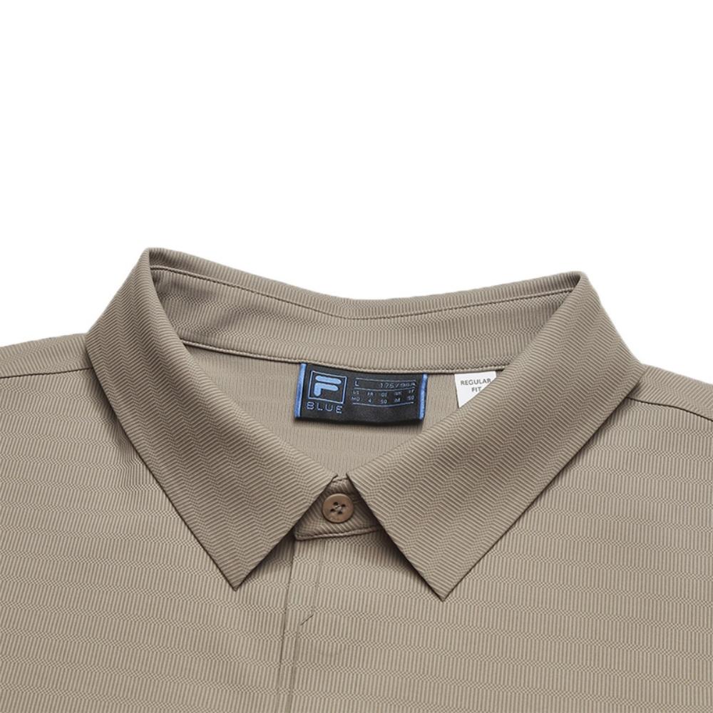 New FILA Polo Shirts Men's Light Coffee BN F11M532107F-BN