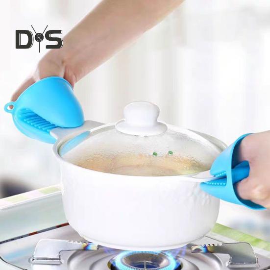 1Pc Oven Glove Anti Scald Non Slip Flexible Waterproof Easy To Clean Heat Insulation Plastic Easy Hanging Baking Mitt Kitchen Supplies