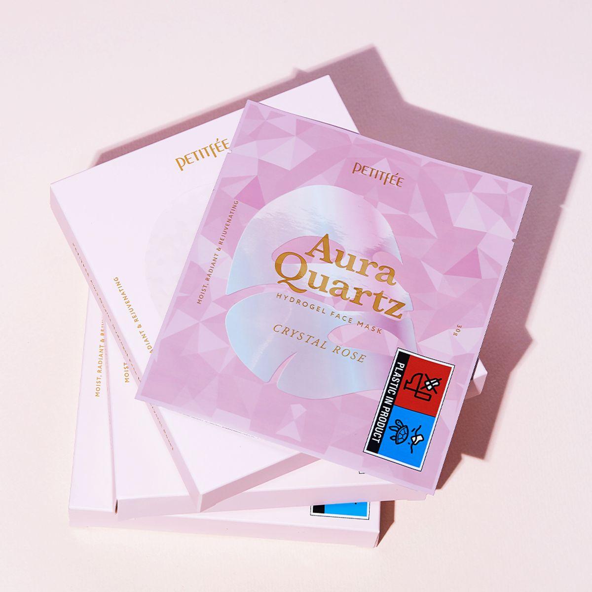 [Petitfée] Aura Quartz Hydrogel Mask Pack Crystal Rose