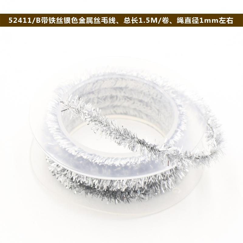 Christmas Decoration Metal Wire Color Strips DIY with Iron Wire Metal Wire Yarn Festival Supplies