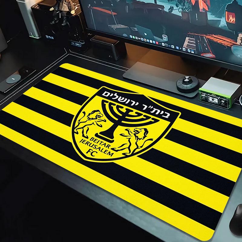 Beitar Jerusalem F.C Large Size Mouse Pad Large Gaming Table Cushion Non-slip Laptop Tablet Big Mousepad XXL Mat Mini PC Playmat With Lock edge