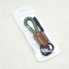 Hand-Woven Cowhide Leather Keychain Pendant with Logo Embossing - High-Quality Anti-Lost Car Lanyard