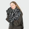Bohemian Leopard Tassels Winter Scarf for Women Imitation Cashmere Thickened Warm Scarf Windproof Foulard Pashmina Hijabs Ladies