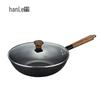 Hanle HL-T05 Antihaft-Gusseisen-Wok mit Maifan-Stein-Beschichtung