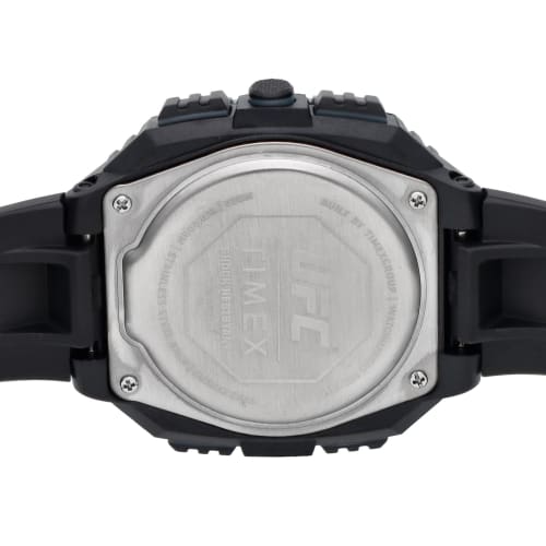 TIMEX UFC Fight Week Digital Quartz Watch, 200m Water Resistant, Acrylic, 50mm, TW2V85100, Men's, Black