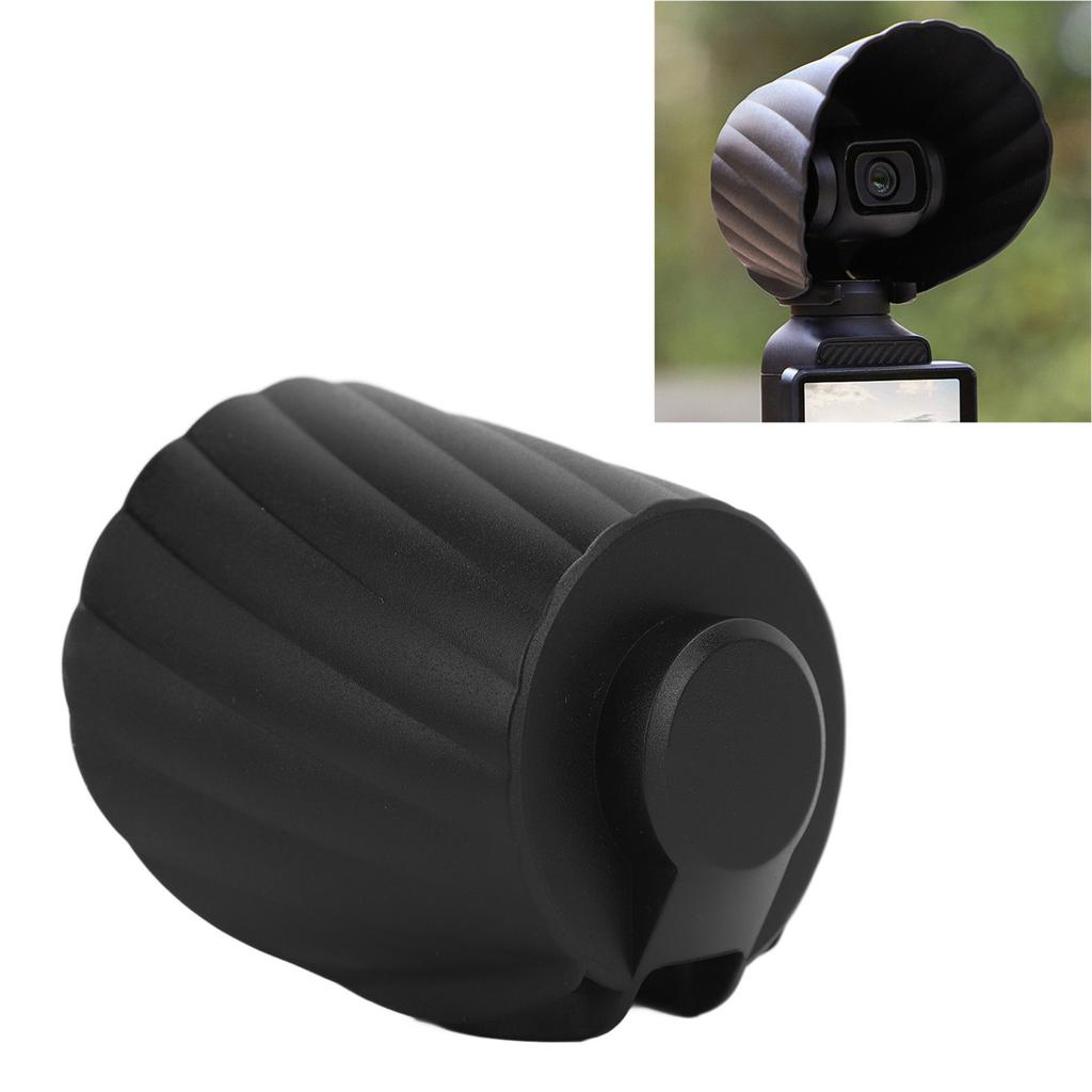 Objektiv Sonnenblende Blendschutz ABS Anti-Fall Unterdrückung Astigmatismus Gegenlichtblende für Osmo Pocket 3