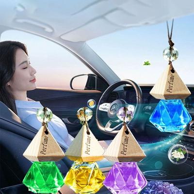 Glass Car Perfume Pendant Lasting Perfume Ornament Gift Air Freshener