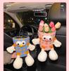 Fiyyuga Car Trash Tissue Box Car Storage Bucket Hanging Waterproof Umbrella Storage Cartoon