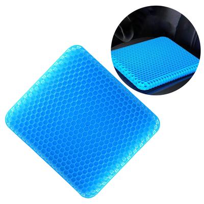 Cooling Gel Seat Cushion with Honeycomb Butt Pad for Comfortable Long Sitting In Cars and Offices