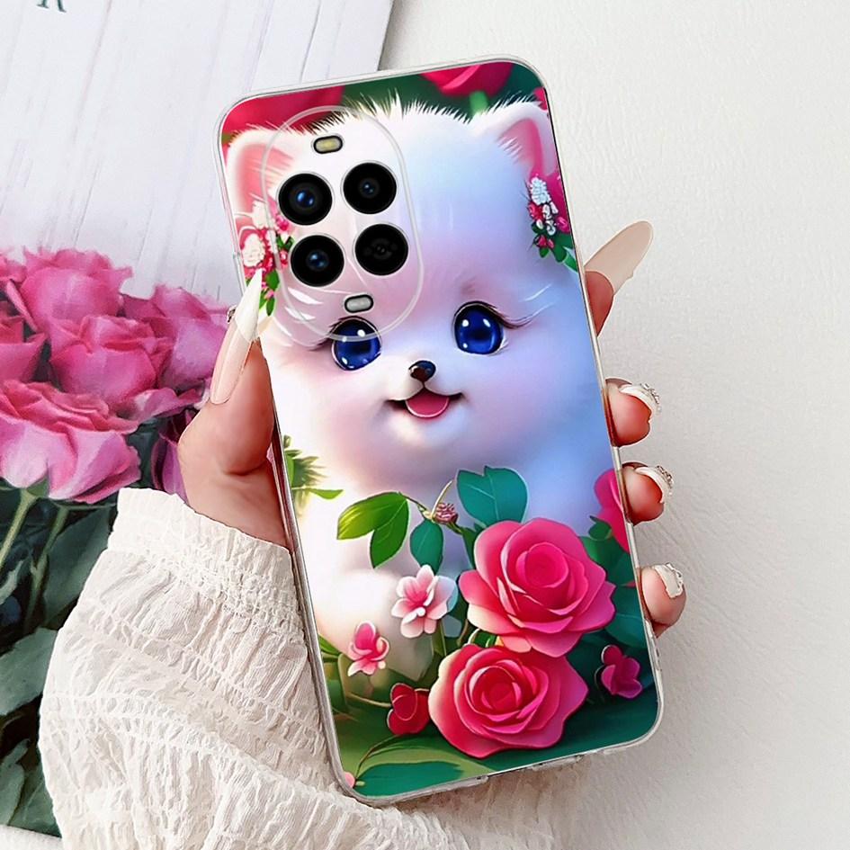 For Huawei Nova 13 Case Nova13 5G Cover BLK-AL80 Funda Popular Flower Butterfly Soft Clear Silicone Cases For Nova 13 Pro Bumper