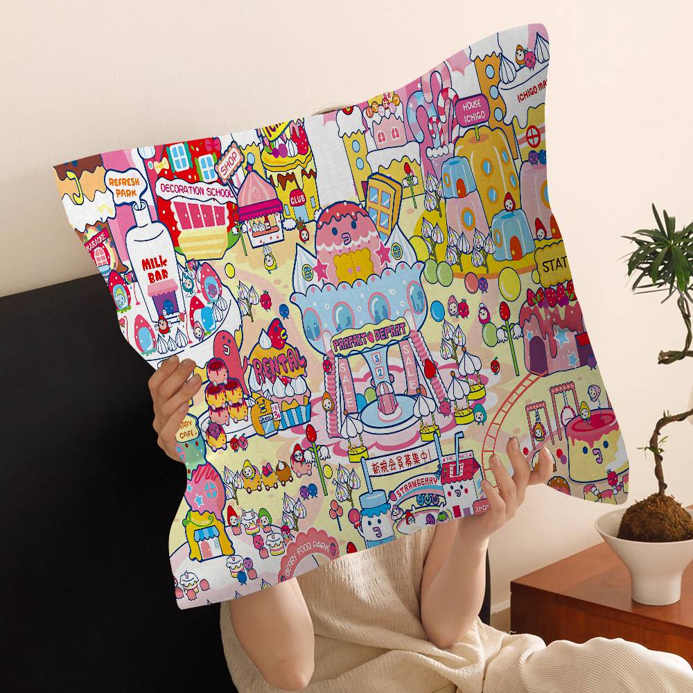 Game Cute Cartoon T-Tamagotchi pillow cover sofa cushion cover home room decoration children gift