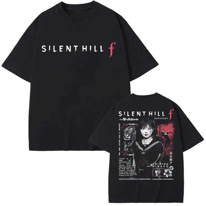 Silent Hill F T shirt for Men Women Streetwear Tops 100% Cotton T-Shirt
